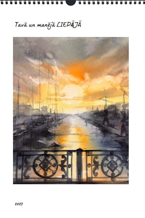 Liepāja in Aquarellen von Monta Krafte