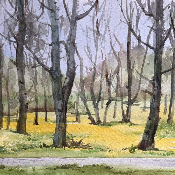 Spring, watercolor / paper, 37x25 cm, 50 euro unframed