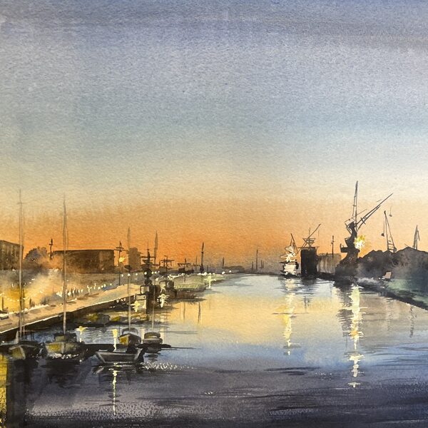 Between, watercolor / paper, 50x35 cm, 90 euro unframed